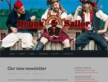 Tablet Screenshot of drunkandsailor.com